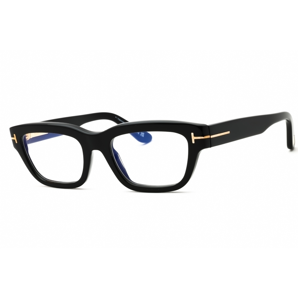 NWT Tom Ford FT6045 Black Rectangle 52mm Eyeglasses